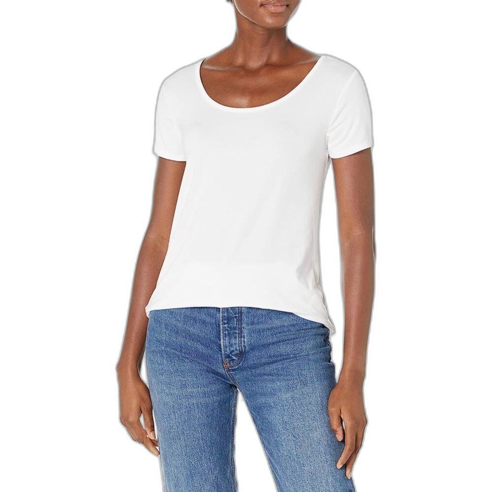 Daily Ritual Jersey Standard-Fit Short-Sleeve Tee Size S White (58)